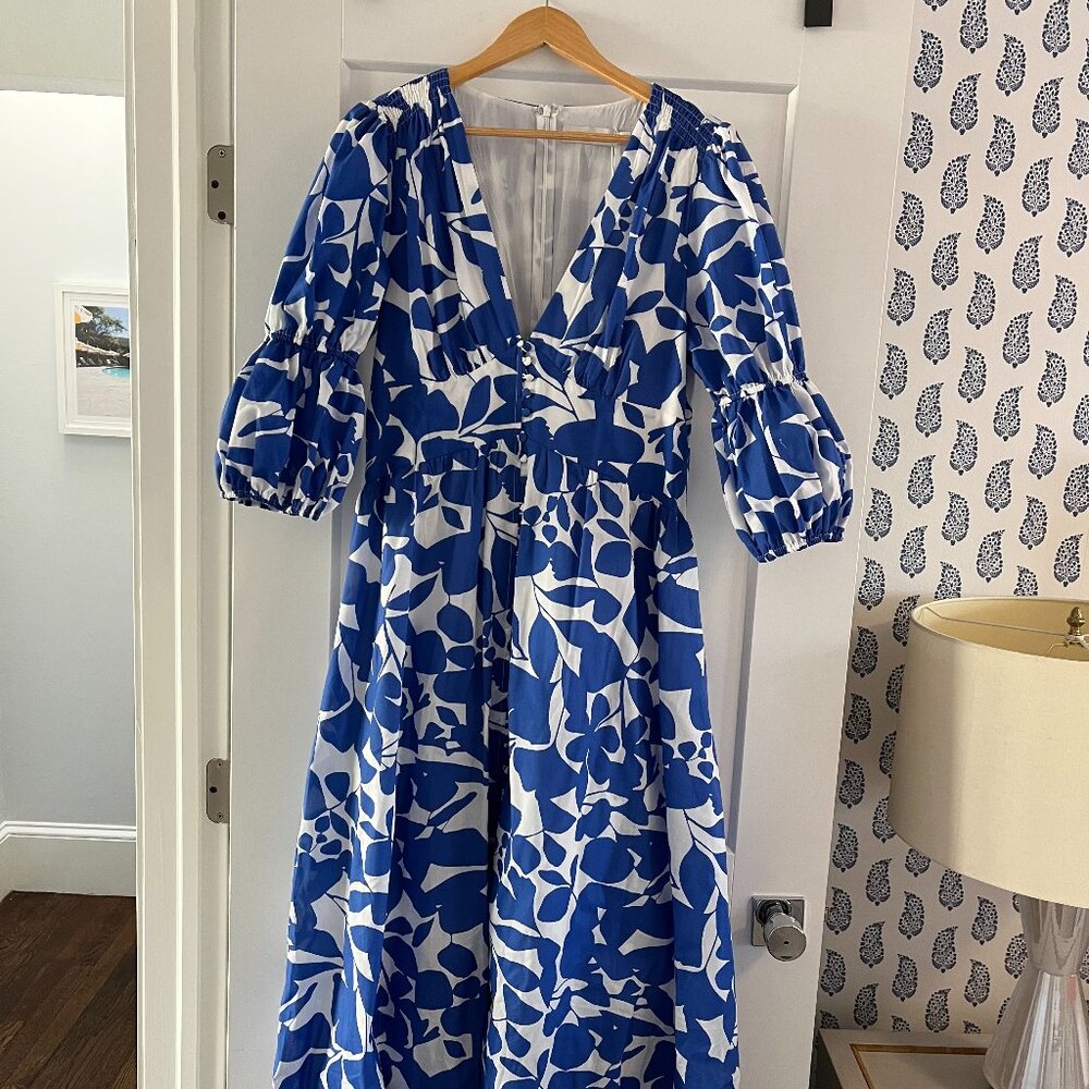 Gingham and Heels Floral Dress (size 12)